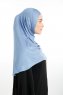 Feriha - Indigo Viskos Turban Hijab