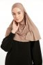 Feriha - Ljusbrun Viskos Turban Hijab