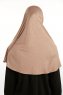 Feriha - Ljusbrun Viskos Turban Hijab