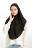 Bengi - Svart Micro Krep Turban Hijab