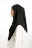 Bengi - Svart Micro Krep Turban Hijab