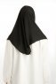 Bengi - Svart Micro Krep Turban Hijab
