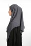 Bengi - Antracit Micro Krep Turban Hijab
