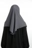 Bengi - Antracit Micro Krep Turban Hijab