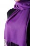 Demet - Mörklila Pashmina Hijab