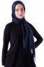 Demet - Marinblå Pashmina Hijab
