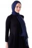 Hadise - Mörk Marinblå Chiffon Hijab