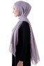 Hadise - Grå Chiffon Hijab