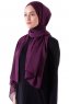 Hadise - Mörklila Chiffon Hijab