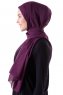 Hadise - Mörklila Chiffon Hijab