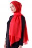 Hadise - Hallonröd Chiffon Hijab