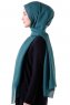 Hadise - Mörkgrön Chiffon Hijab
