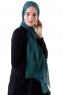 Hadise - Mörkgrön Chiffon Hijab