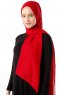Hadise - Röd Chiffon Hijab