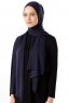Neylan - Marinblå Basic Jersey Hijab
