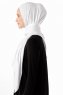 Neylan - Vit Basic Jersey Hijab