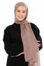 Esra - Mörk Taupe Chiffon Hijab