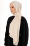 Esra - Beige Chiffon Hijab