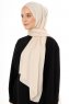 Esra - Beige Chiffon Hijab