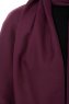 Esra - Mörklila Chiffon Hijab