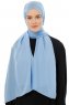 Esra - Ljusblå Chiffon Hijab