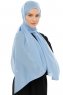 Esra - Ljusblå Chiffon Hijab