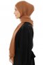 Esra - Ljusbrun Chiffon Hijab