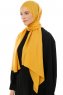 Esra - Senapsgul Chiffon Hijab