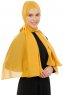 Esra - Senapsgul Chiffon Hijab