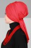 Amy - Röd Bomull Turban - Ayse Turban