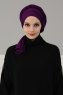 Amy - Lila Bomull Turban - Ayse Turban