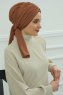 Amy - Caramel Bomull Turban