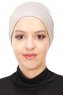 Stella - Taupe Bomull Turban
