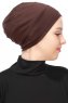 Stella - Brun Bomull Turban