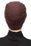 Stella - Brun Bomull Turban