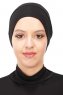 Stella - Svart Bomull Turban