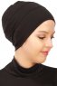 Stella - Svart Bomull Turban