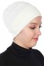 Stella - Creme Bomull Turban