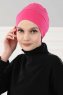Stella - Fuchsia Bomull Turban