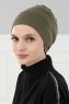 Stella - Khaki Bomull Turban