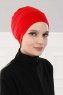 Stella - Röd Bomull Turban