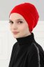 Stella - Röd Bomull Turban