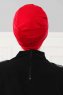 Stella - Röd Bomull Turban