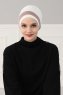 Elsa - Creme & Taupe Bomull Turban
