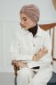Laura - Taupe Bomull Turban