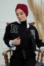 Laura - Bordeaux Bomull Turban