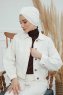 Laura - Creme Bomull Turban