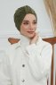 Laura - Khaki Bomull Turban