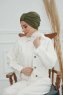 Laura - Khaki Bomull Turban
