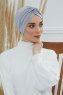 Astrid - Ljusgrå Bomull Turban